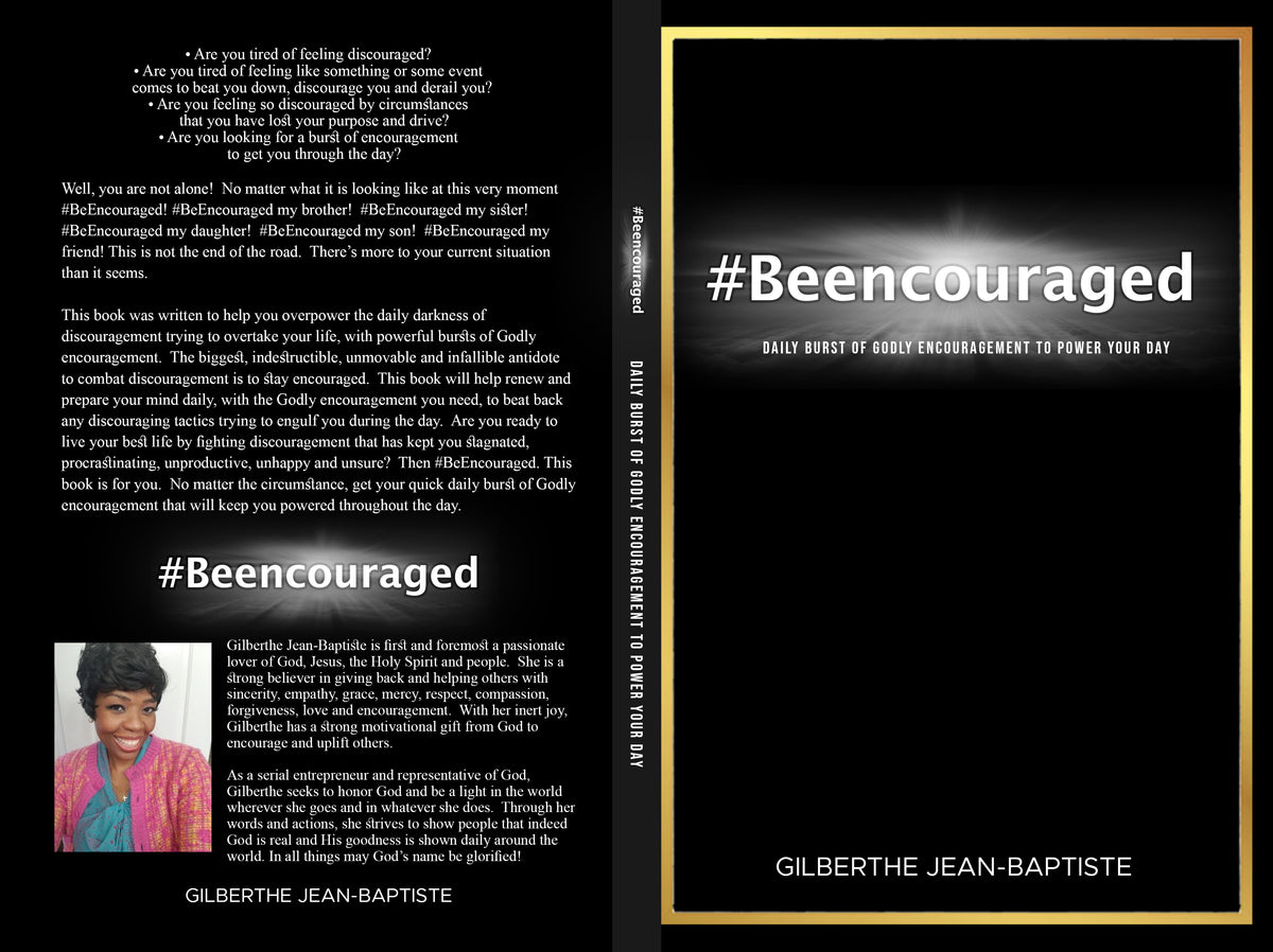 #Beencouraged by Gilberthe Jean-Baptiste (PRE-ORDER) **READ EXCLUSIVE OFFER WITH PRE-ORDER BELOW**