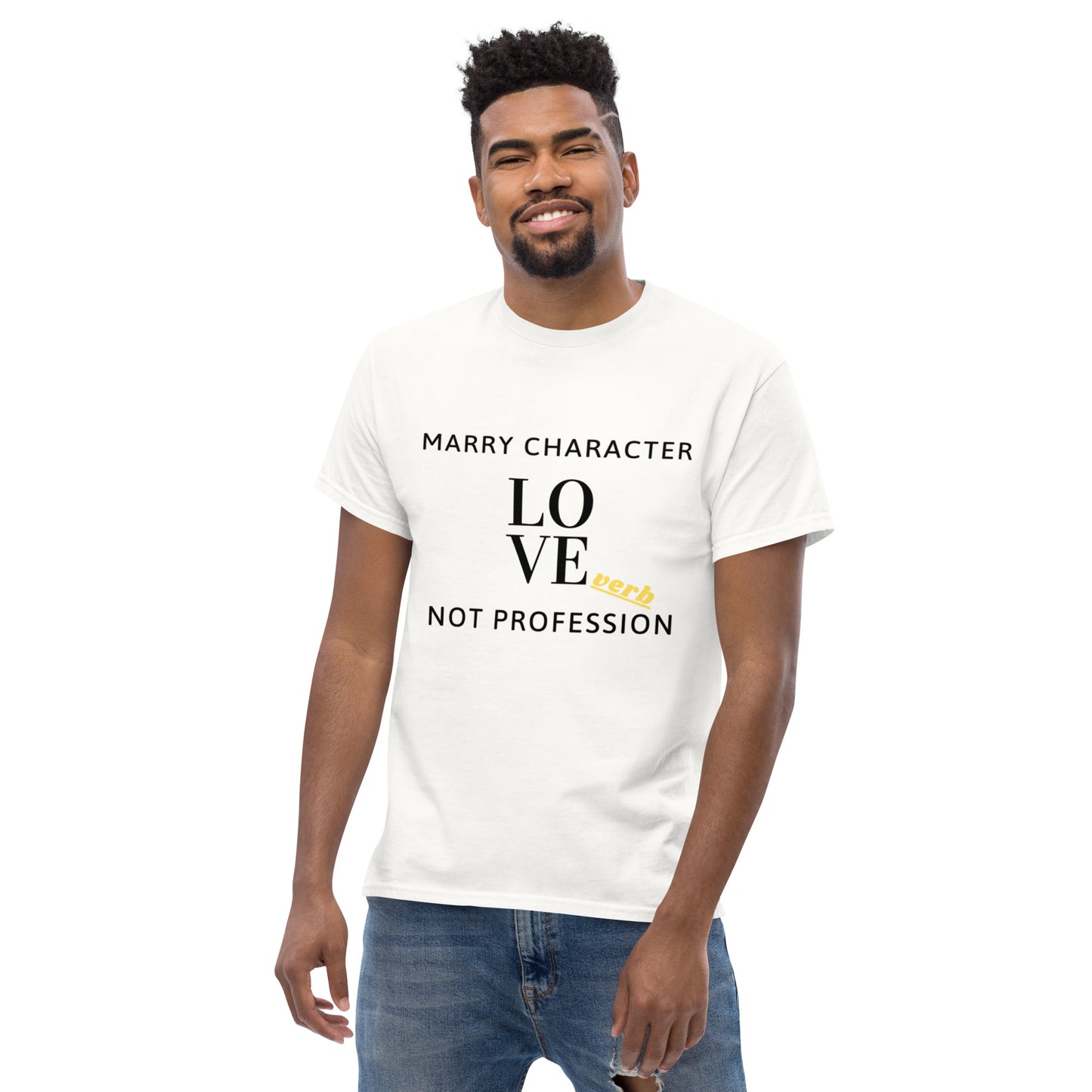 LoveVerb Marry Character - Men's classic tee